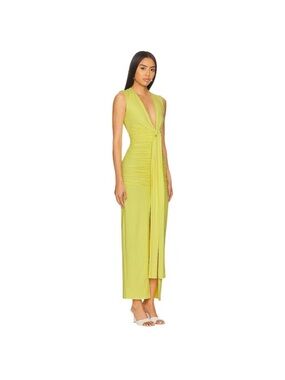 Susana Monaco Tie Front Gathered Dress in Glow